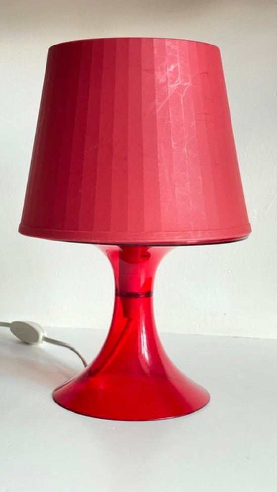 Red Ikea Vintage Lamp – Table lamps, Plexiglass (photo 17 of 24)