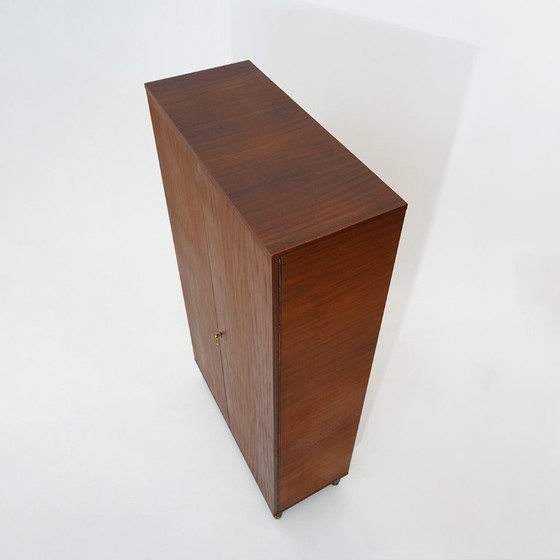 Image 1 of Teakhouten kledingkast met interne planken, jaren 60