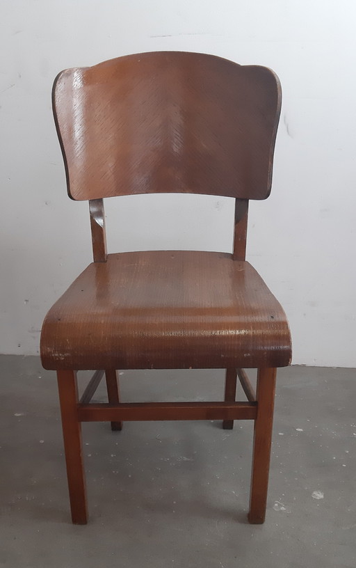 Art Deco Café Stühle 1920er Jahre Satz von 4