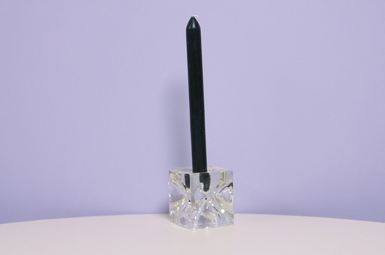 Image 1 of Eiswürfel-Kerzenleuchter Sklo Union von Rudolf Jurnikl