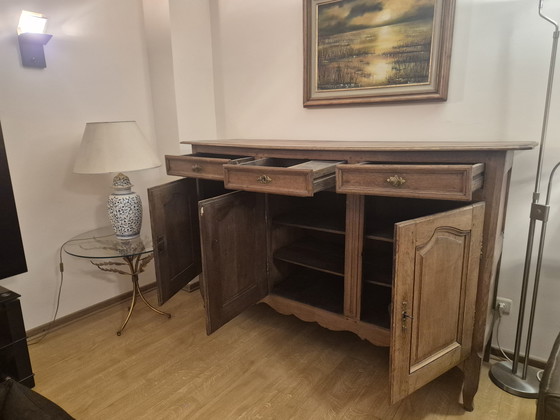 Image 1 of Beautiful Solid Oak Sideboard | Louis Quinze Style | 195 cm