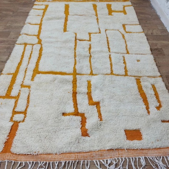 Image 1 of Tappeto berbero XXL in lana – Pezzo unico artigianale realizzato a mano (300 × 185 cm)