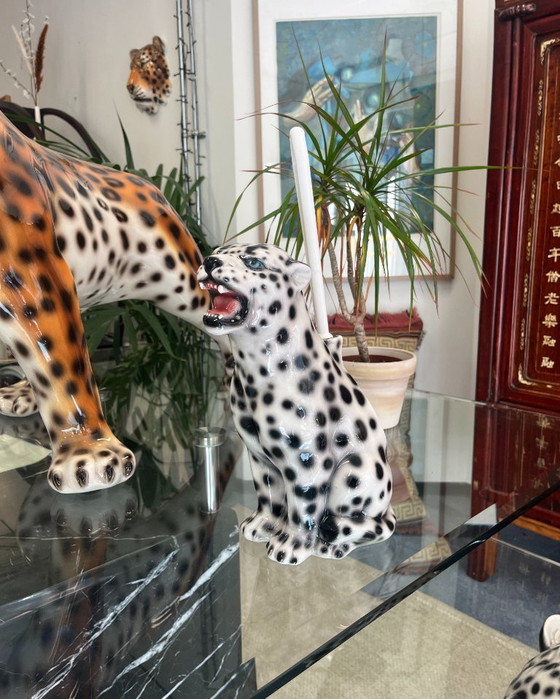 Image 1 of Scopino per WC leopardo