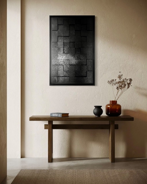 Dark Matter - Straw Marquetry