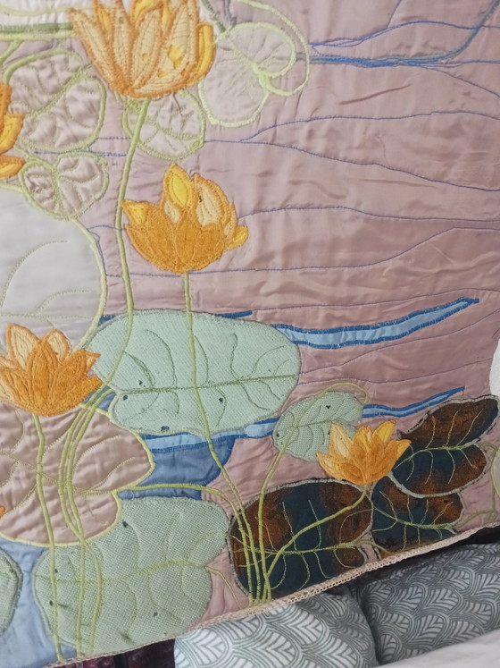 Vintage Patchwork Wall Hanging – Wall decoration, Textile, Velvet (photo 4 of 15)
