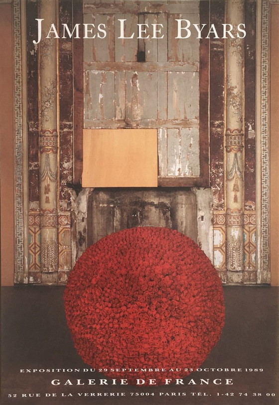 Image 1 of James Lee BYARS Expo 89 – Plakat der Galerie de France 1989