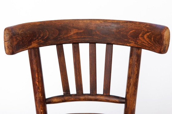 Image 1 of Vintage Chair 1950s Germany, Beech Wood, Mid Century Wooden Chair, Dining or Accent Chair