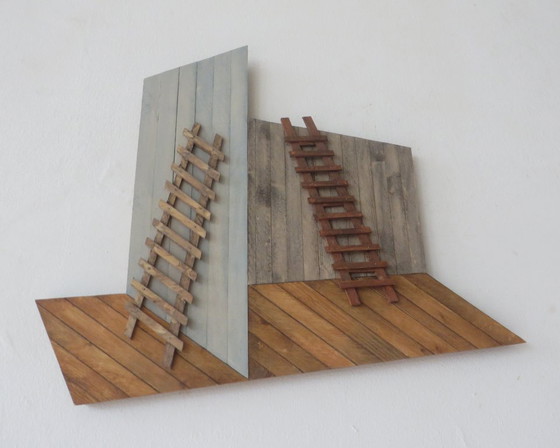 Eric Van Solm - ´The Other Side´ – Beeldhouwkunst, Wood (photo 7 of 8)