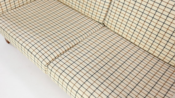 Image 1 of Canapé vintage, tapisserie en laine et teck. Danemark, C.1960