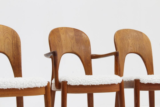 Image 1 of 5 Vintage Danish dining room chairs by Niels Koefoed for Koefoeds Hornslet