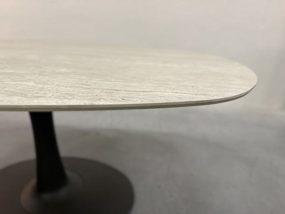 Image 1 of Leolux Columna Dining Table Oval Ceramic 160x110