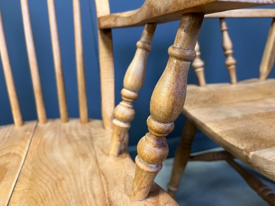 Image 1 of Hermosas sillas de comedor estilo Windsor inglés, juego de 4