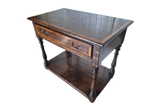 Antiker englischer Beistelltisch, Konsolentisch, Wandkonsole aus Eiche, Maße 79 x 47 cm und 65 cm hoch. – bijzettafels, Wood