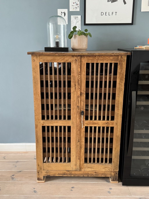 Vintage wine cabinet