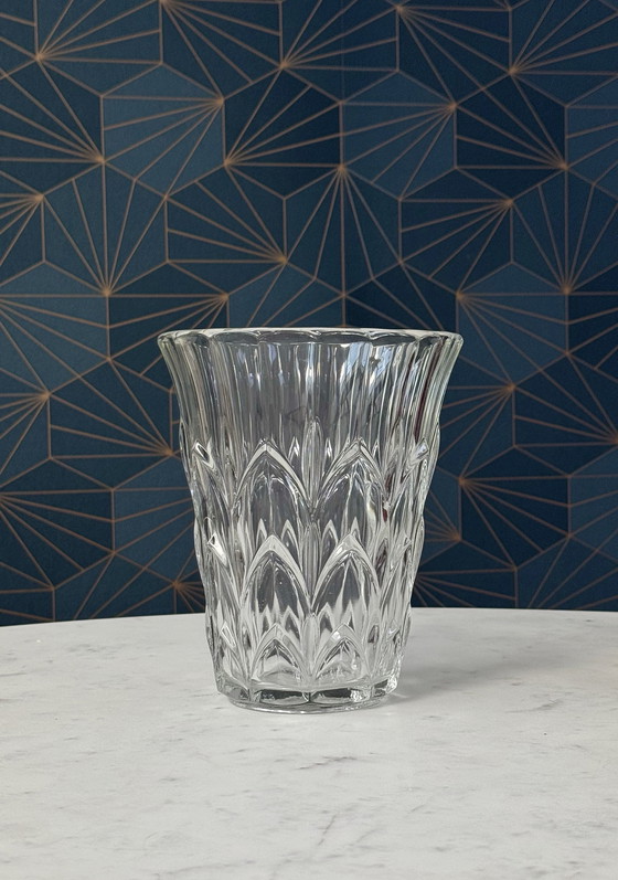 Image 1 of Val Saint Lambert – “Ronald” Vase | Art Deco  | 1935 