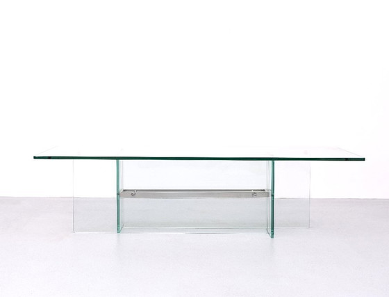 Image 1 of Fontana Arte Glass Coffee Table 1970, Italy