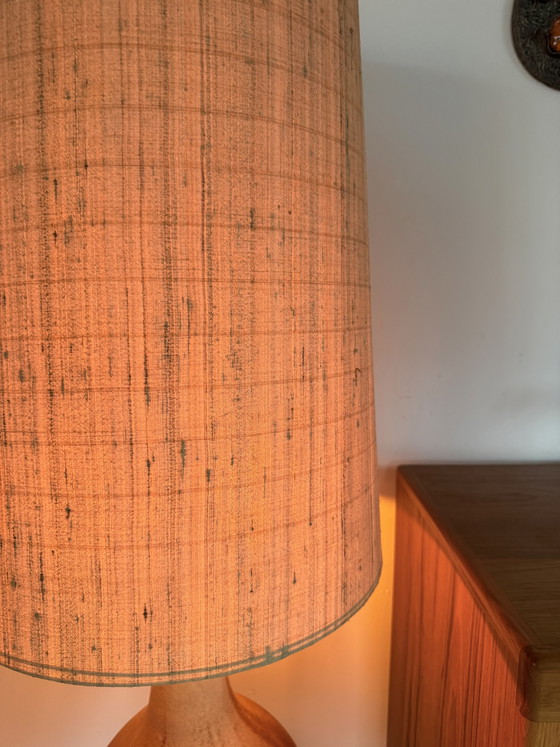 Vintage XL keramieken Vloerlaml, Krösselbach ‘70 – Krösselbach Keramik, Vloerlampen, Wool, Ceramic (photo 7 of 11)