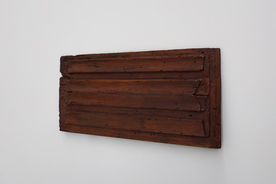 Image 1 of 16th Century oak carved Gothic Panel, Belgium