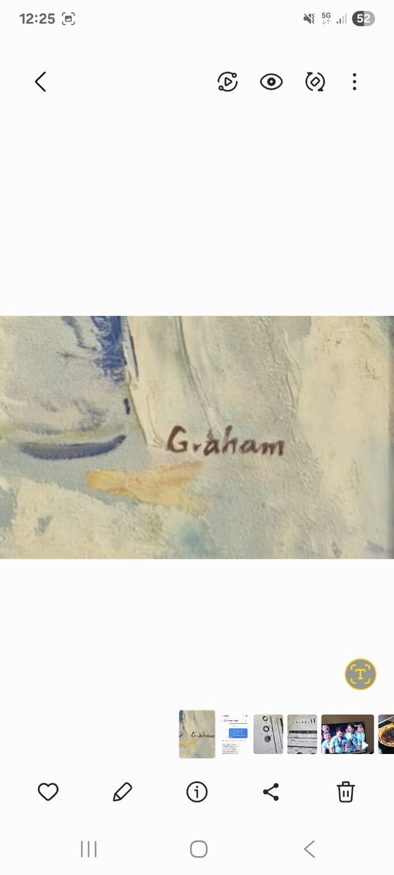 Image 1 of Oil on canvas Graham