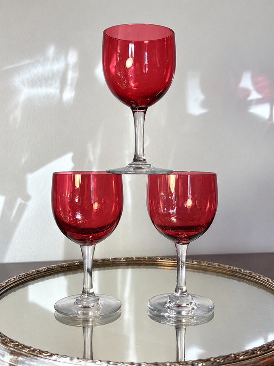 3 Bicchieri Baccarat Balloon Model Reg Crystal Signed – Bicchieri e caraffe (photo 3 of 10)
