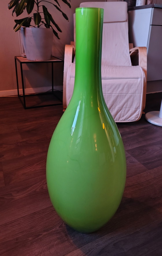 Image 1 of Exclusive large XL floor vase made of high-quality mouth-blown glass