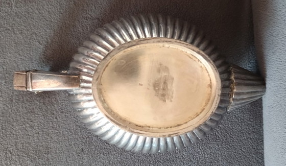 Image 1 of English Art Deco teapot by William Hutton & Sons – silver-plated metal (EPBM) – circa 1930