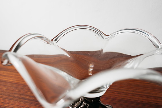 Image 1 of Studio Ottaviani kristallen tafelstuk, design uit de jaren 70, luxe.