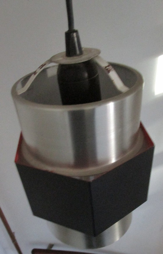 Image 1 of Si tratta di una lampada a sospensione vintage 'Life', progettata da Jo Hammerborg per Fog & Mørup negli anni '70.