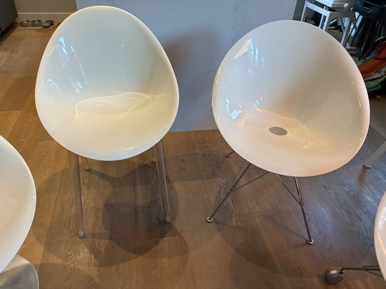 Image 1 of Kartell Ero S blanc, 4 bases différentes. Également disponible séparément.