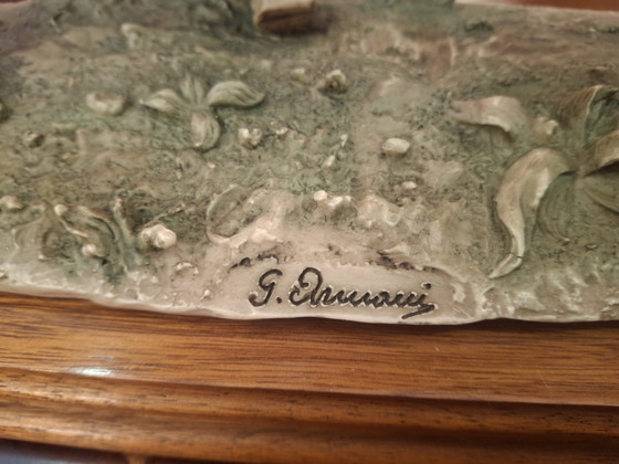 Image 1 of ​Large Capodimonte Porcelain Galloping Horse - Signed G. Armani (Mid-Century Modern)