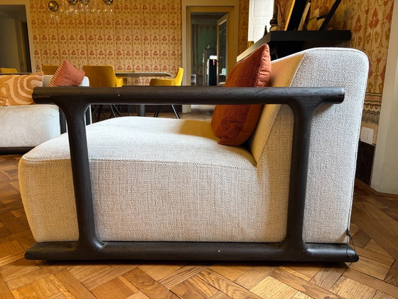 Eichholtz Libero - Pair of Armchairs in Fabric – Textile (photo 4 of 5)