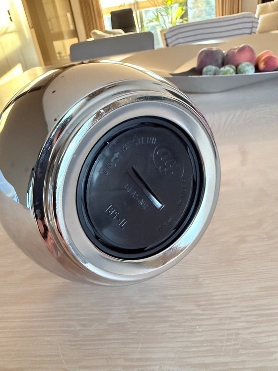 Vintage Alfi Juwel Thermos Flask / Insulated Flask 1L / Chrome Plated – Crockery, polished steel (photo 19 of 22)