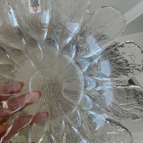 Ciotola in vetro vintage Holmegaard – "Fiore di ghiaccio", anni '60/'70 – Ciotole, Glass (photo 5 of 5)