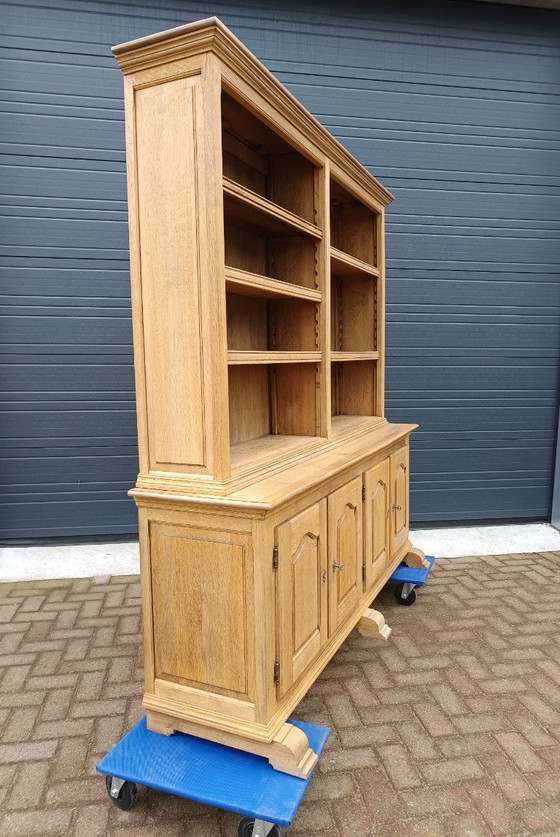 Image 1 of Solid light oak bookcase / sideboard