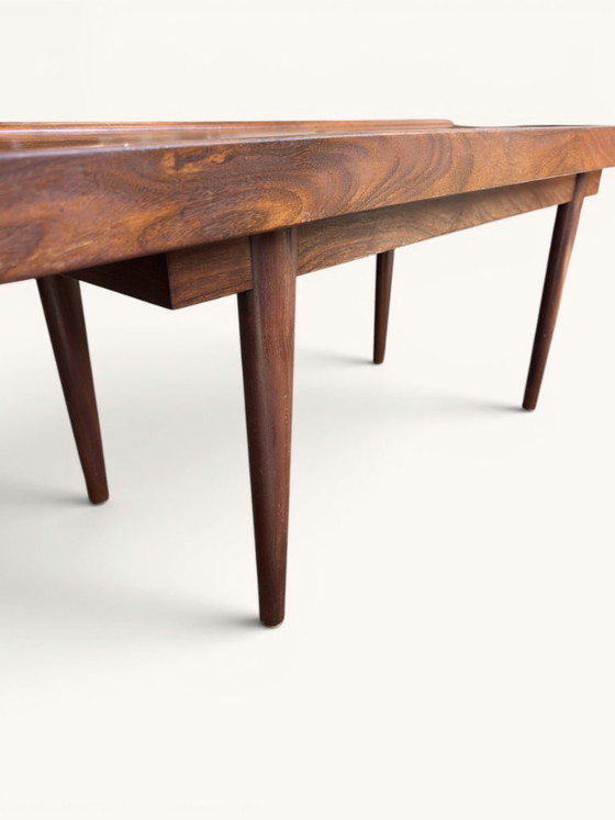 Couchtisch aus Teakholz im Mid-Century-Modern-Stil mit wendbarer Tischplatte – Couchtische, Wood (photo 3 of 11)