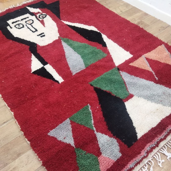 Image 1 of The Red Soul of the Atlas Berber Wool Rug