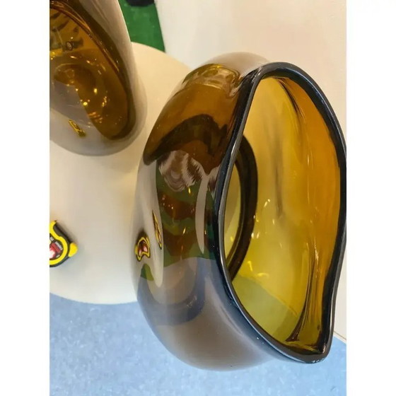 Image 1 of Italian Artistic Murano Glass Vase by Simoeng
