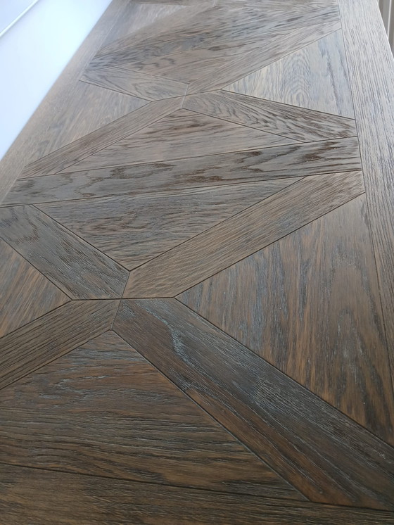 Image 1 of Tavolo da pranzo con piano intarsiato