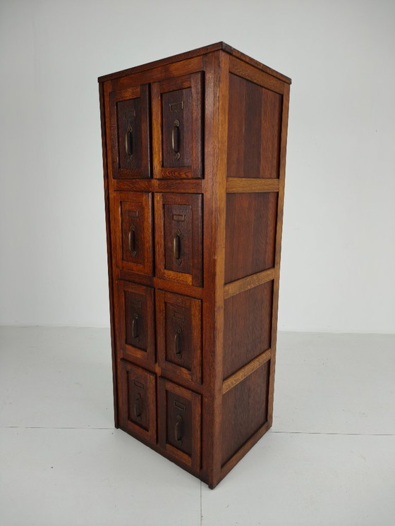 Image 1 of Antieke eiken archiefkast – ca. 1900–1920