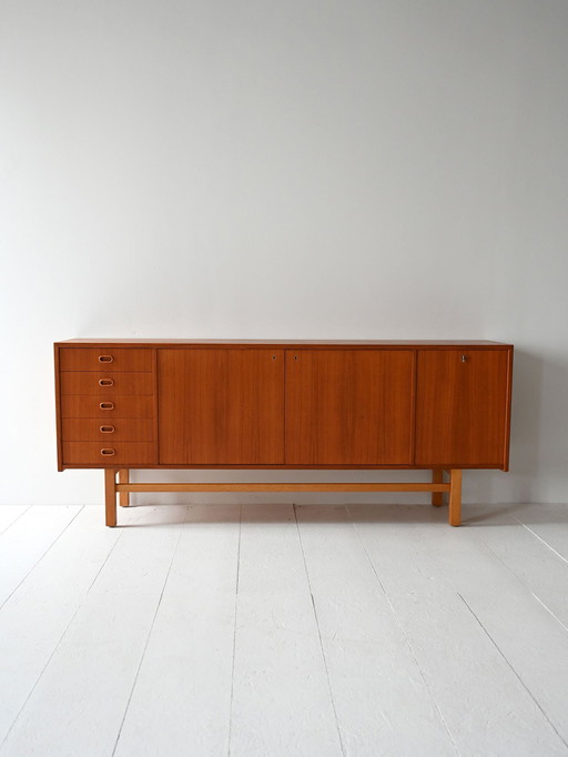 Buffet scandinave en teck des années 1950/60