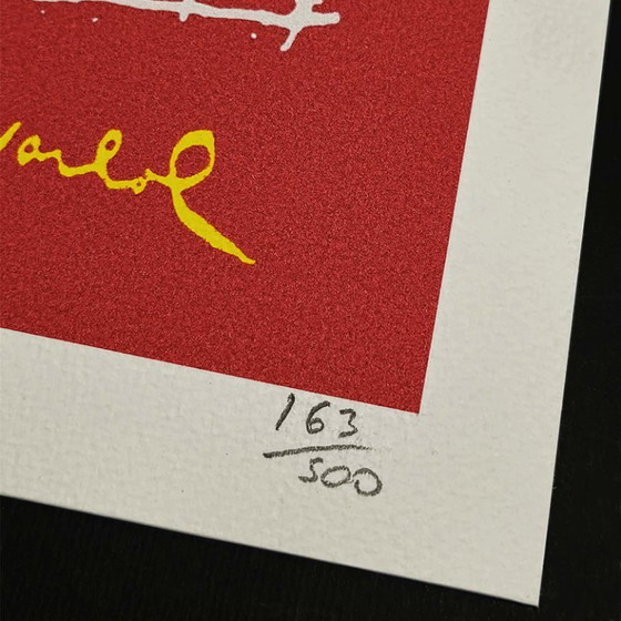 Image 1 of Litografia in edizione limitata "Beethoven" di Andy Warhol, realizzata da CMOA e numerata a matita.