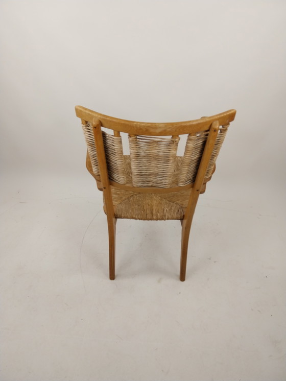 Image 1 of 1 x Mart Stam 1949 poltrona in legno e giunco ​​A3-1 per vivere bene