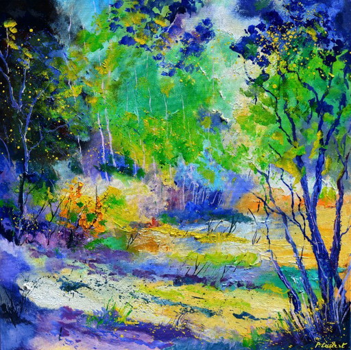 A clearing in summer