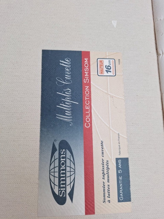 Doppelbettgestell – Simmons, Matratzen und Lattenroste, Cotton, Textile (photo 2 of 5)
