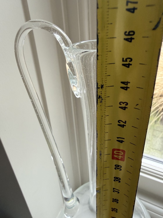 Image 1 of Karaf/vaas en émail haut, modèle classique avec sol