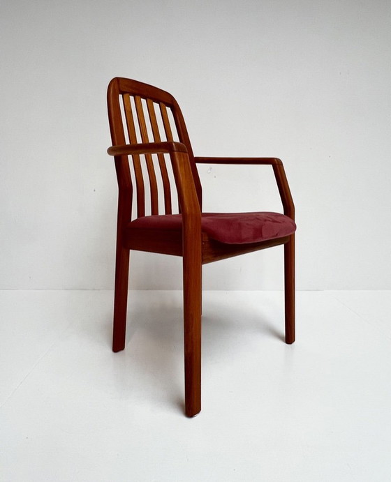 Image 1 of Set di 6 sedie danesi in legno di Dyrlund, anni '60