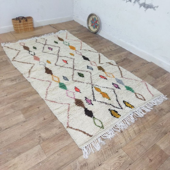 Image 1 of Traditional Berber Rug – Traditional Berber Carpet | Moroccan Wool Rug 243 × 143 cm