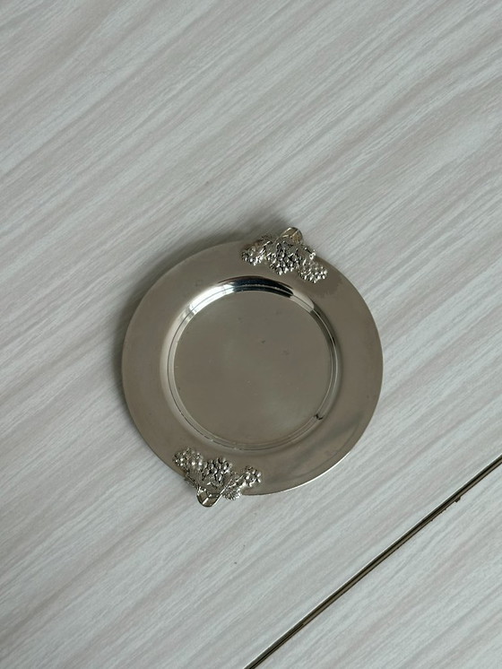 Image 1 of Poggiabottiglie in metallo lucido