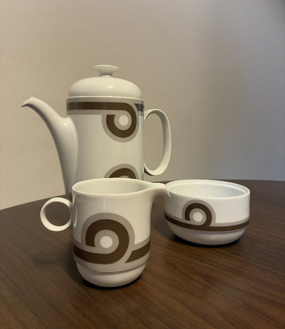 Image 1 of Rosenthal Studio Linie Duo Baltic Set da colazione Design by Ambrogio Pozzi Decor by Rosemonde Naira 