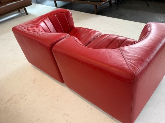 Image 1 of Canapé en cuir Tito Agnoli Novemila Arflex Canapé Fauteuil Design